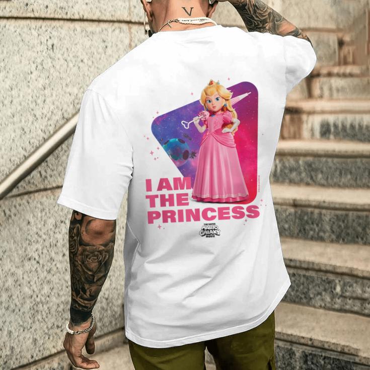 ザ・スーパーマリオギャラクシー・ムービー I Am The Princess メンズTシャツ バックプリント 彼への贈り物