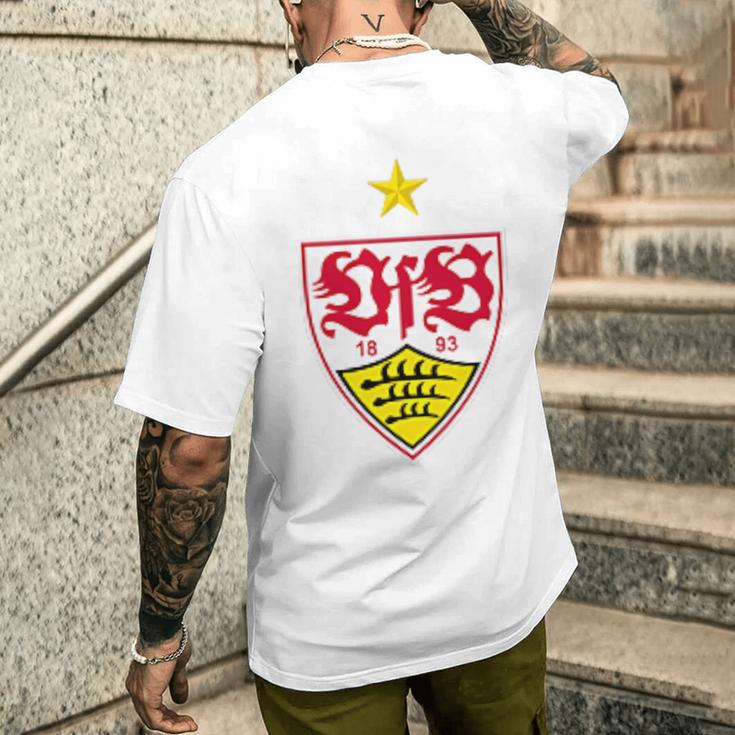 シュトゥットガルトのスピリット – 日本版 メンズTシャツ バックプリント 彼への贈り物