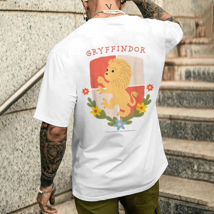 ハリーポッター 新デザイン 2025 グリフィンドールプライド メンズTシャツ バックプリント 彼への贈り物
