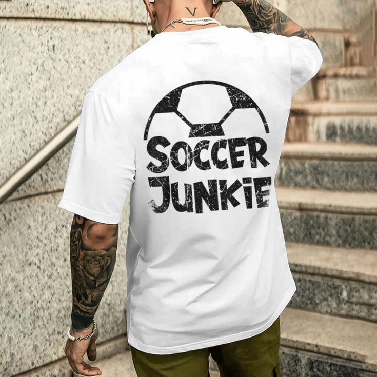 ビンテージ サッカー ジャンキー メンズTシャツ バックプリント 彼への贈り物
