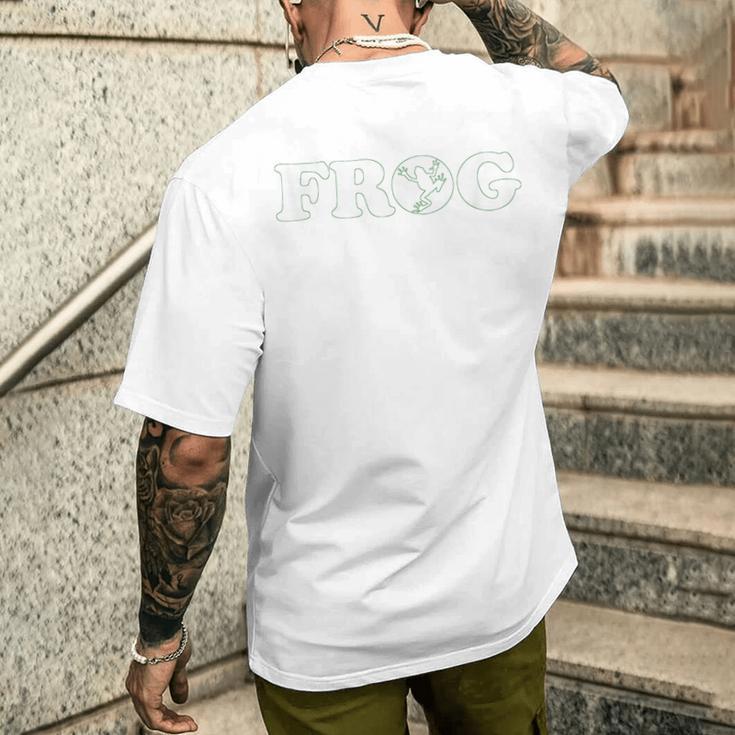 フロッグコスチュームハロウィンごっこ I'm A Frog メンズTシャツ バックプリント 彼への贈り物