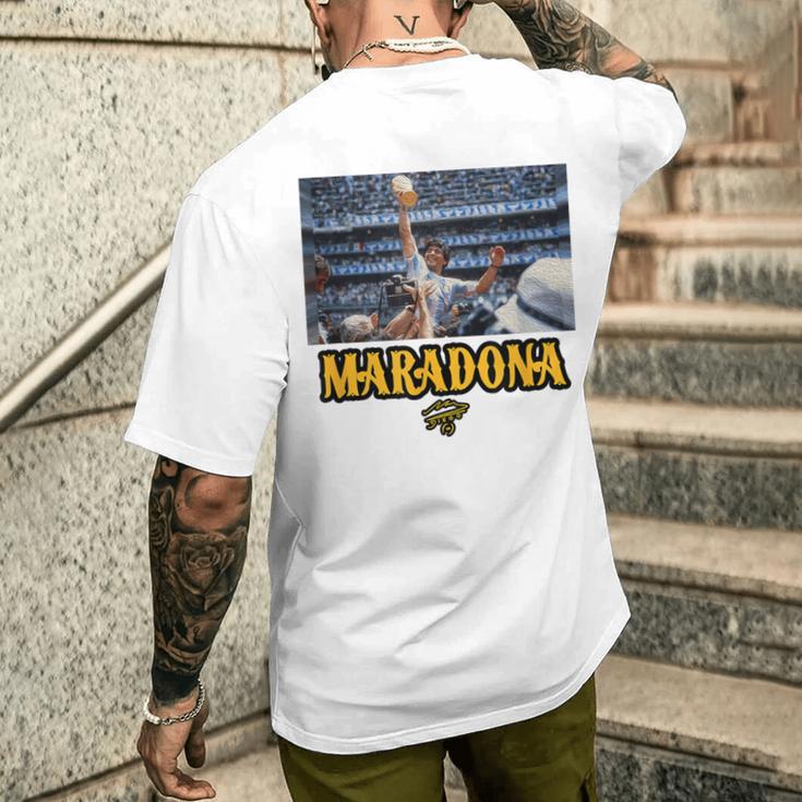 マラドーナ世界チャンピオン メンズTシャツ バックプリント 彼への贈り物