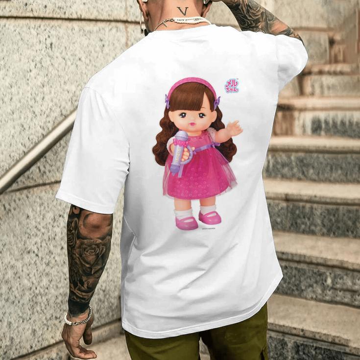 メルちゃんのおともだち うたちゃん Bigプリント メンズTシャツ バックプリント 彼への贈り物