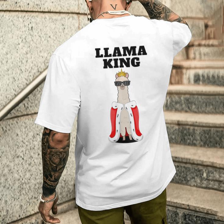 ラマキング メンズTシャツ バックプリント 彼への贈り物