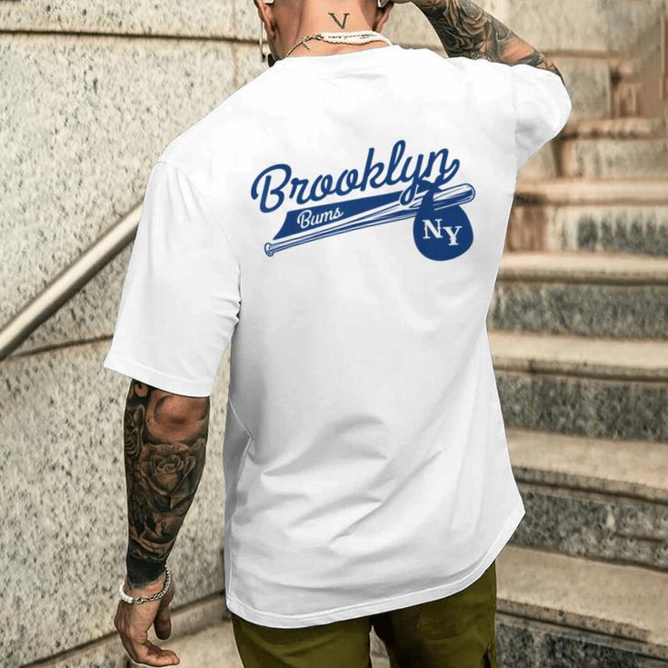 レトロ ブルックリン バムス ニューヨーク 野球 エベッツ フィールド メンズTシャツ バックプリント 彼への贈り物