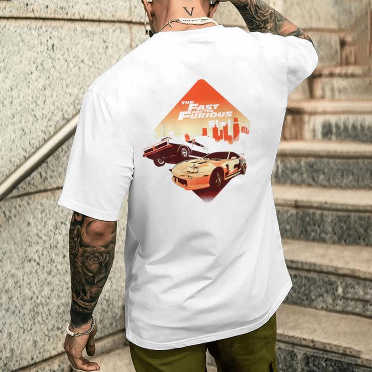 ワイルド・スピード 25Th Anniversarykyline メンズTシャツ バックプリント 彼への贈り物