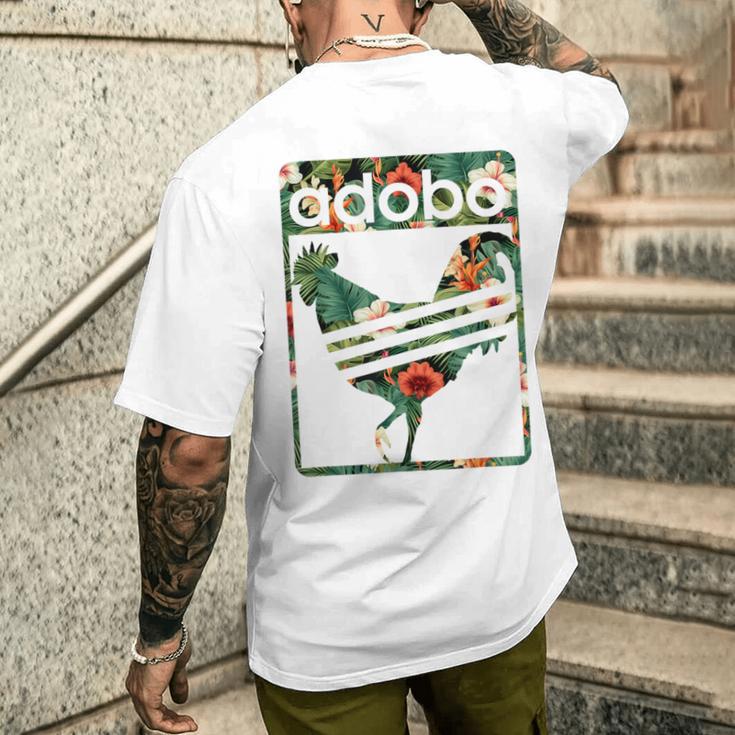 ヴィンテージ フローラル ピノイ アドボ メンズTシャツ バックプリント 彼への贈り物