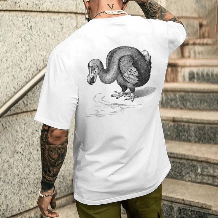 ヴィンテージドードーバードプリント メンズTシャツ バックプリント 彼への贈り物