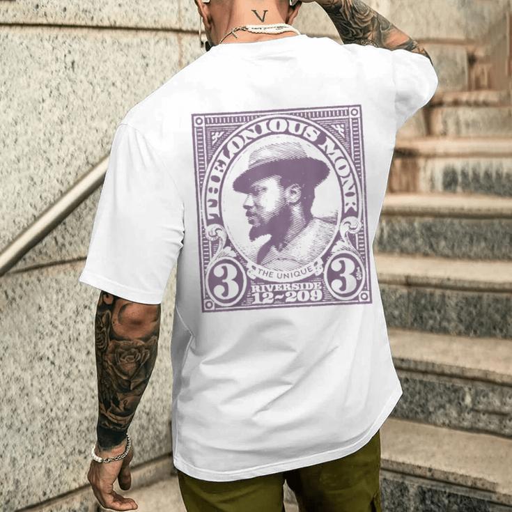 公式セロニアス・モンク・ジャズ・アイコン・グッズ The Unique メンズTシャツ バックプリント 彼への贈り物
