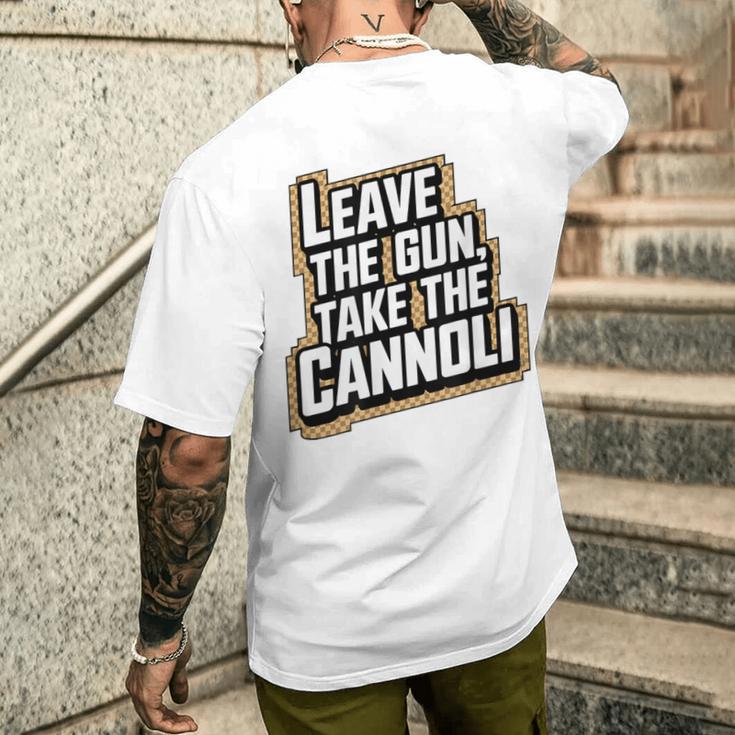 武器 を残してカンノーリを取れ メンズTシャツ バックプリント 彼への贈り物