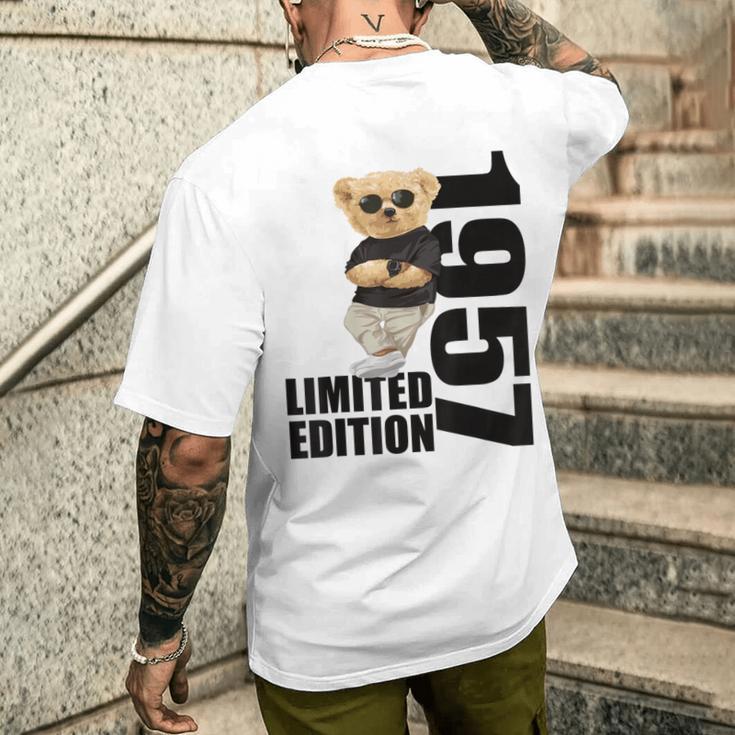 限定版 1957年 ベア・ベア 誕生日 1957年 ヴィンテージ 1957年 メンズTシャツ バックプリント 彼への贈り物