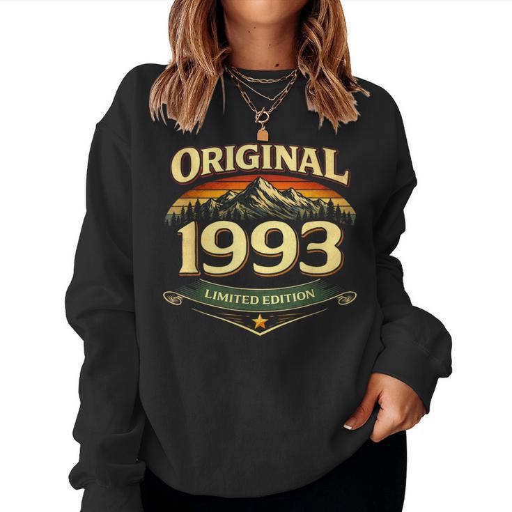 33歳 誕生日 男性女性intage 1993年1993年生まれ レトロデザインブランド レディーススウェットシャツ