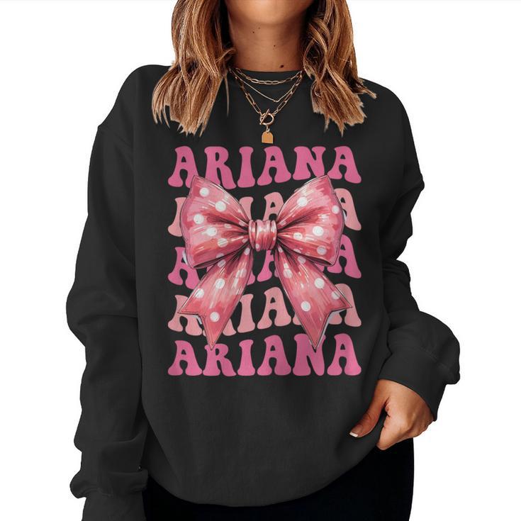 Ariana Lazo De Coqueta Con Nombre Estético Para Es Y Niñas Sudadera Mujer
