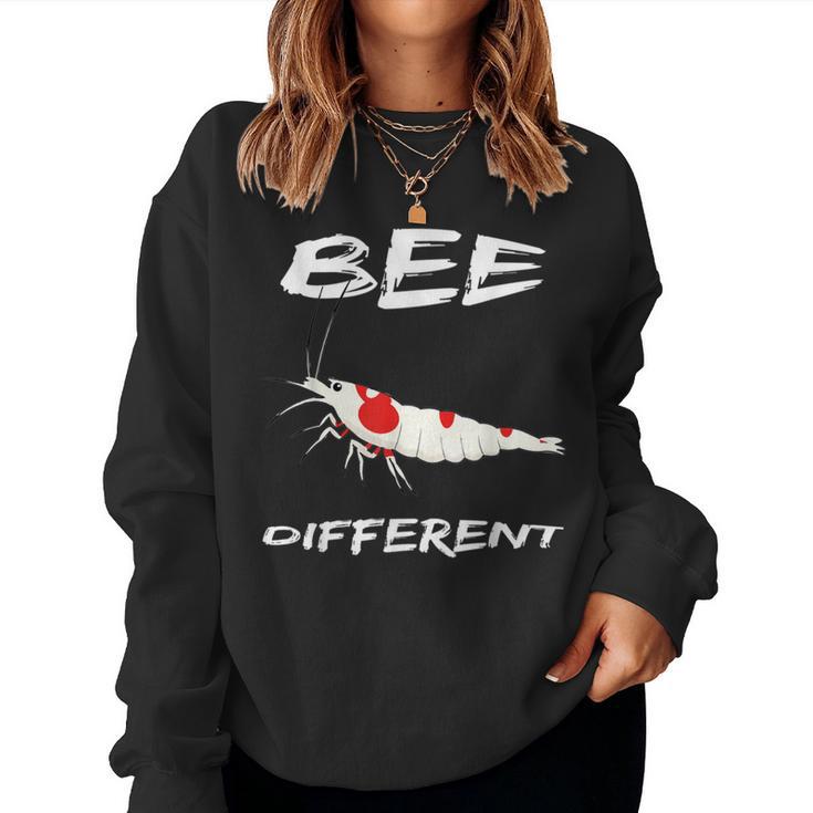 Bee Different Redbee アクアリストへのプレゼント シュリンプ レディーススウェットシャツ