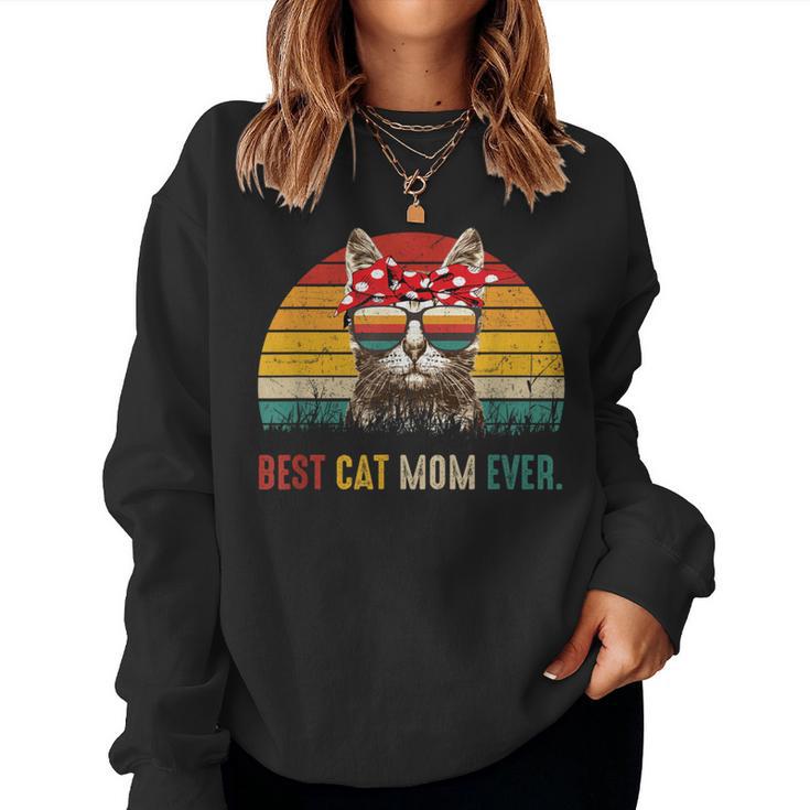 Best Cat Mom Ever Best Cat Mom Ever レディーススウェットシャツ