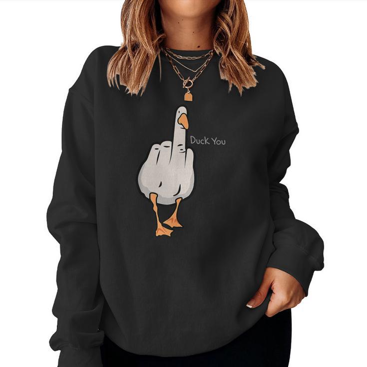 Duck You Gander Sudadera Mujer