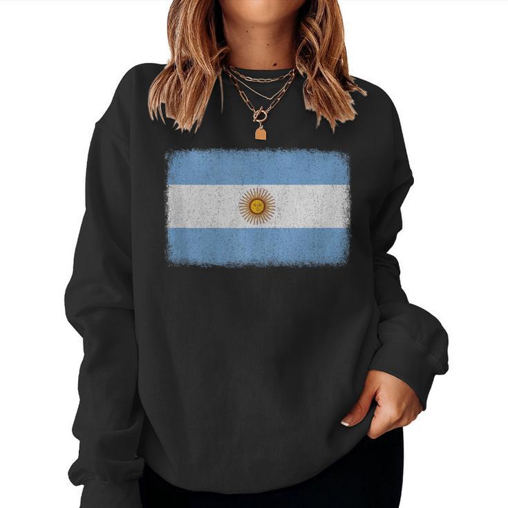 Gráfico De Bandera De Argentina Para Hombres Es Y Niños In Mangas Sudadera Mujer