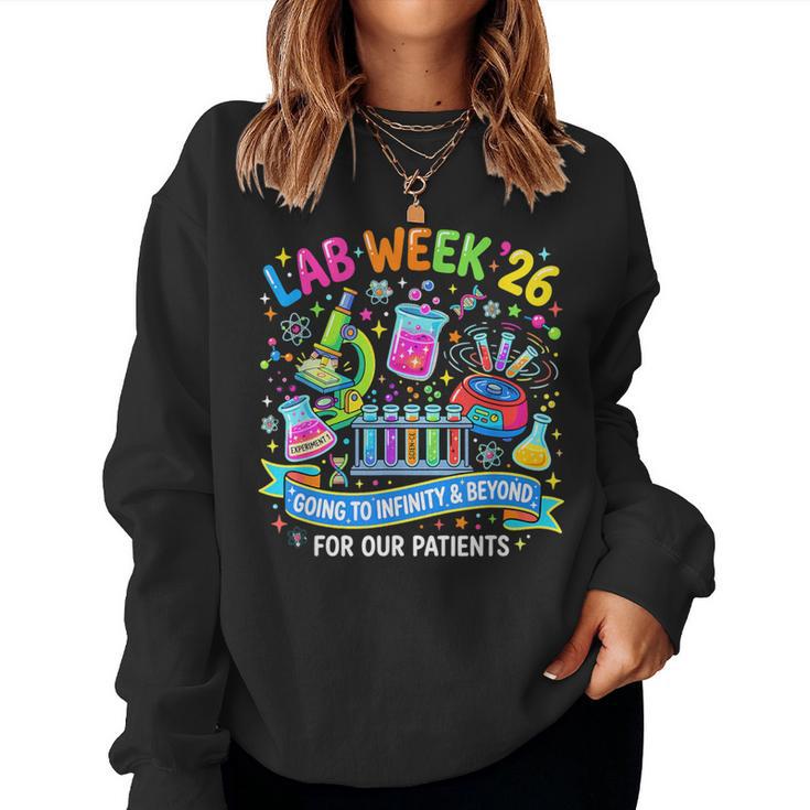 Infinity & Beyond For Patients Nurse Healthcare Graphic Women Sweatshirt