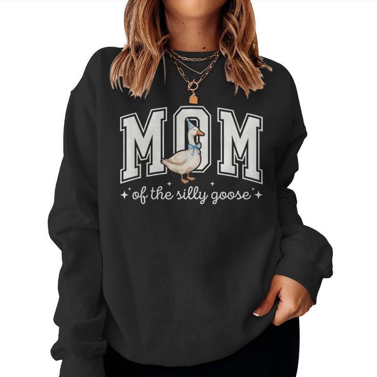 Mom Of The Silly Goose Silly Goose Birthday Matching Family Women Sweatshirt