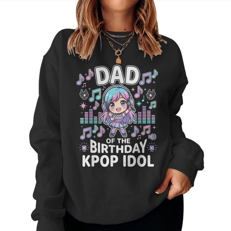 Papà Del Compleanno Kpop Idol Chibi Girls K Pop Festa A Tema Women Sweatshirt