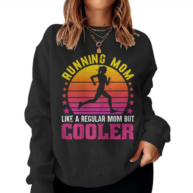 Running Mom Marathon Runner Regalo Del Día De La Madre Sudadera Mujer