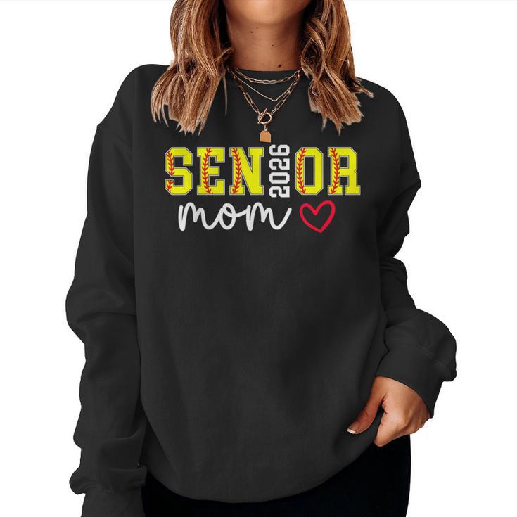 Softball Senior Mom 2026 Softball Player Senior Mama 2026 Women Sweatshirt