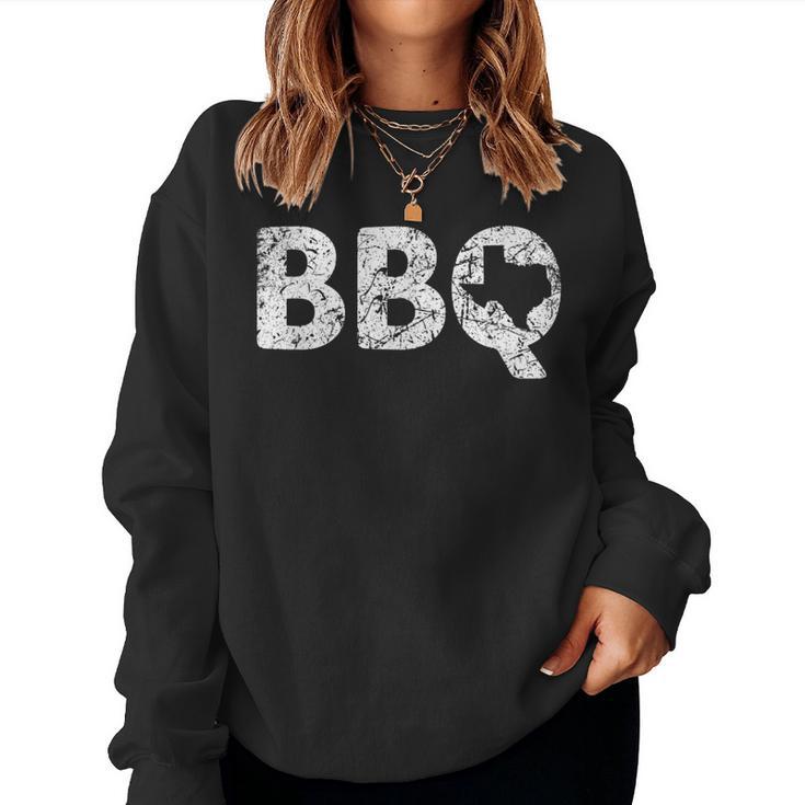 テキサス Bbq Tx バーベキュー マップ ユーズド加工 テキサス 男性 女性 キッズ レディーススウェットシャツ