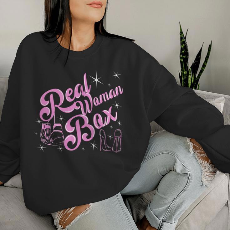 Guantes De Boxeo Rosa Real Woman Box Bóxer In Mangas Sudadera Mujer Regalos para ella