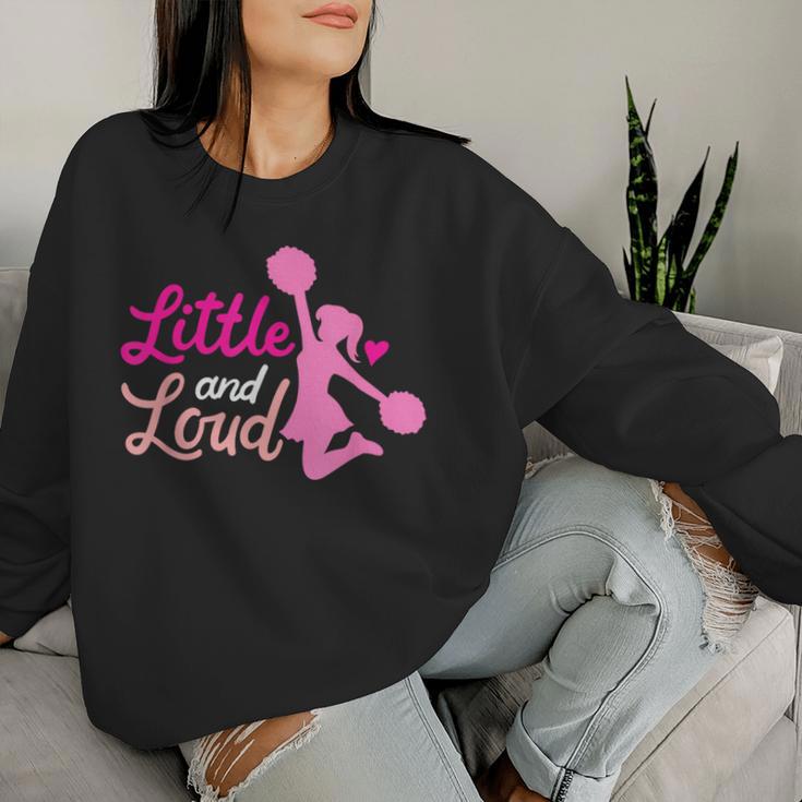 Little And Loud チアリーダー コスチューム チアリーディング 女の子 レディーススウェットシャツ 彼女への贈り物
