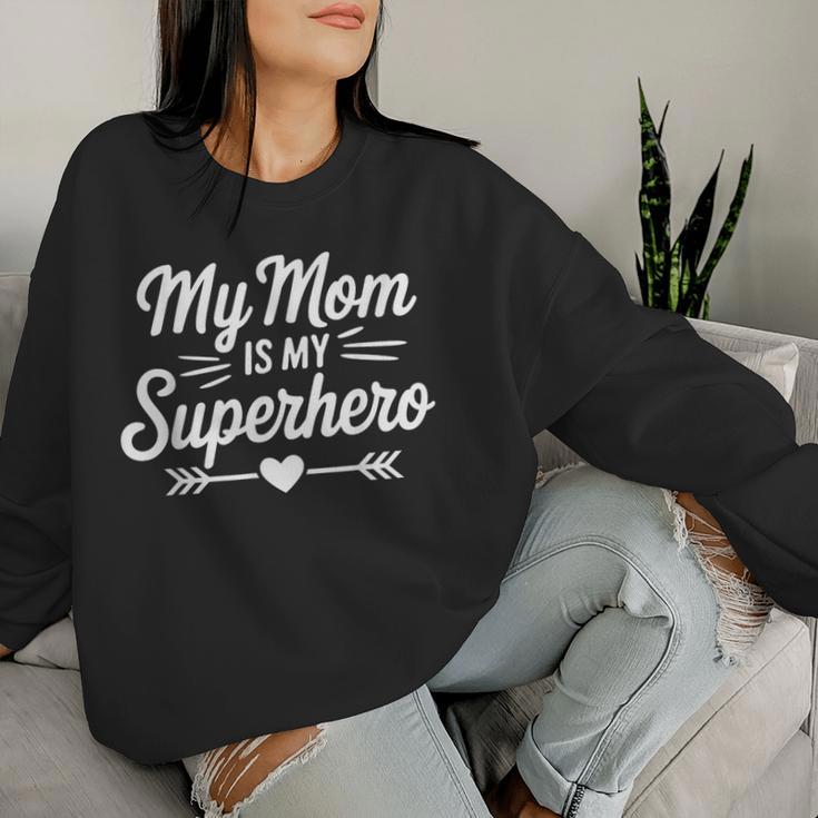 My Mom Is Myuperhero Proud Family Daughteron レディーススウェットシャツ 彼女への贈り物