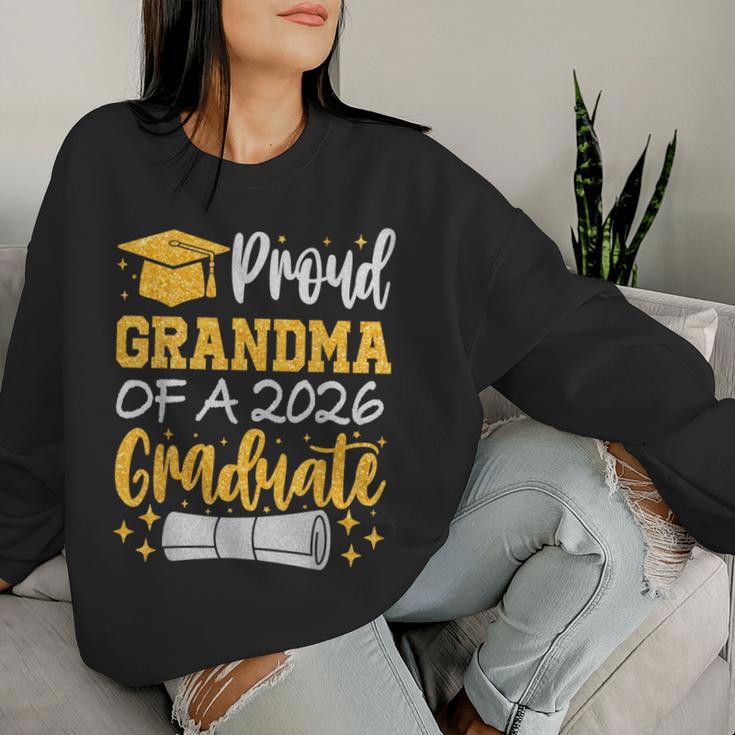 Proud Grandma Of A 2026 Graduate Class Of 2026 Graduation Women Sweatshirt Gifts for Her