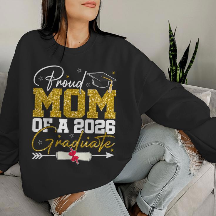 Proud Mom Of A Senior 2026 Graduate Family Graduation 2026 Women Sweatshirt Gifts for Her