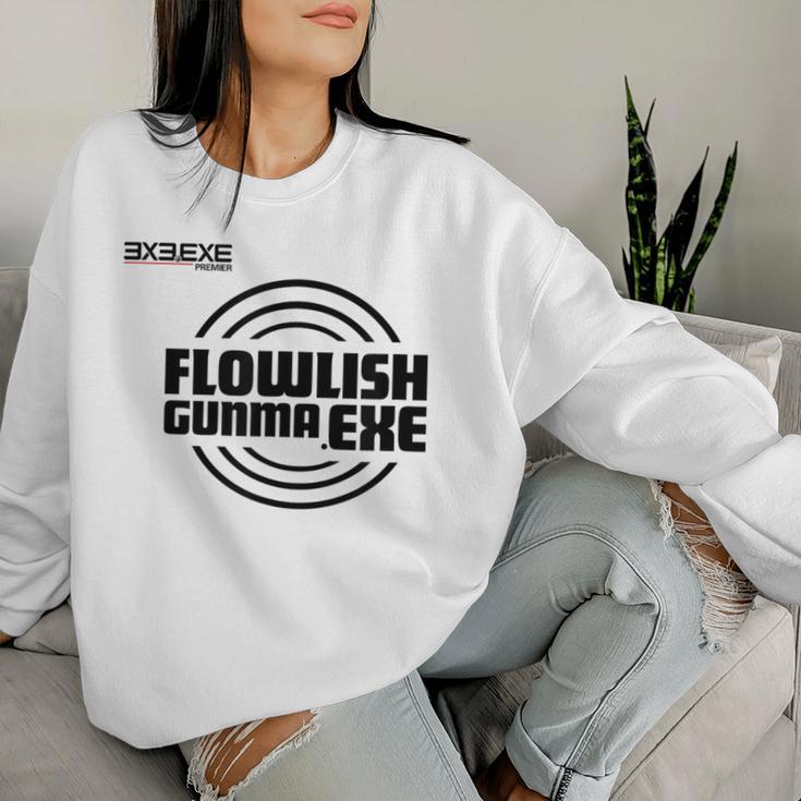 Flowlish GunmaExe_3_髙橋芙由子 レディーススウェットシャツ 彼女への贈り物