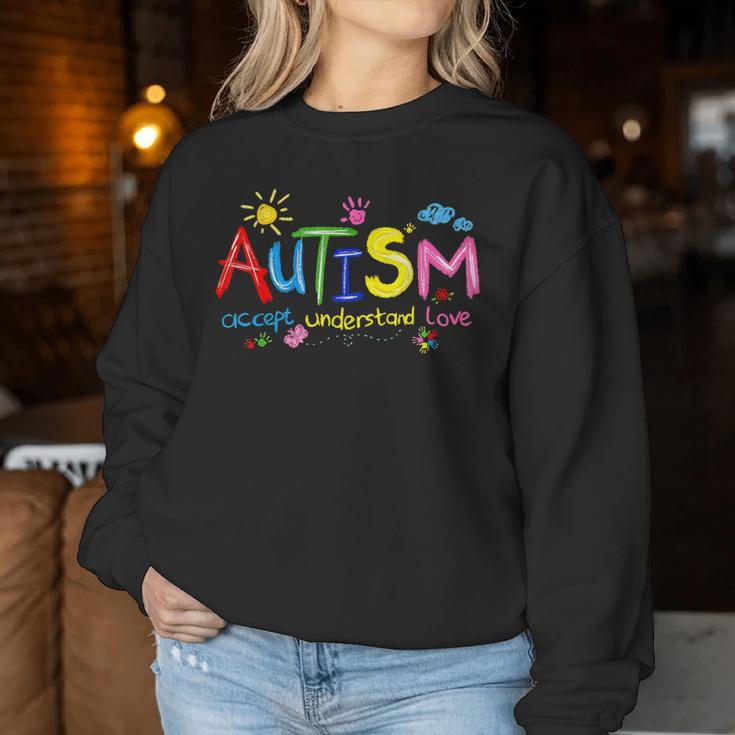 Accept Understand Love Support Autism Awareness Women Women Sweatshirt Unique Gifts Accept Understand Love Support Autism Awareness Women Women Sweatshirt Unique Gifts
