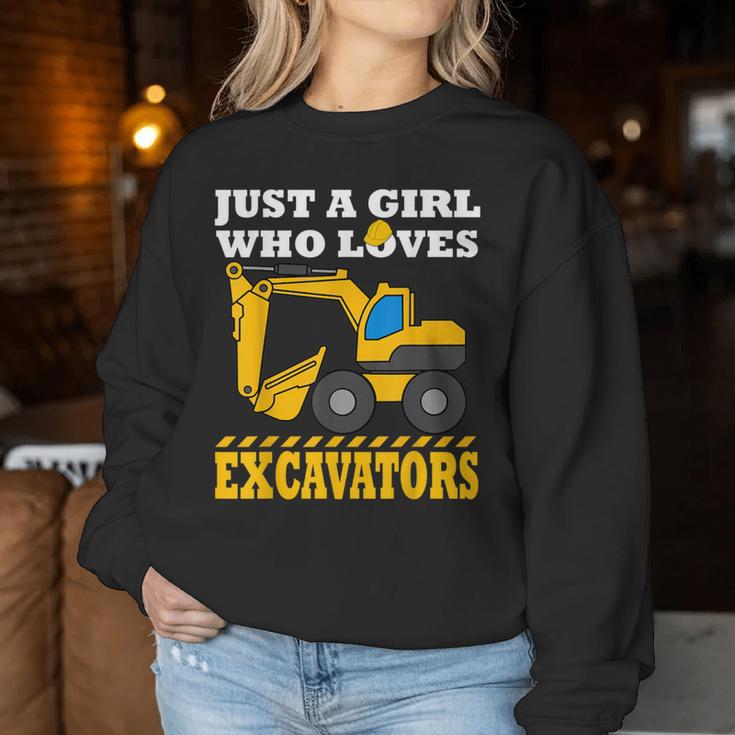 Excavadora Regalo Chicas Construcción Regalos Sudadera Mujer Regalos divertidos