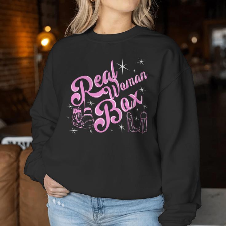 Guantes De Boxeo Rosa Real Woman Box Bóxer In Mangas Sudadera Mujer Regalos divertidos