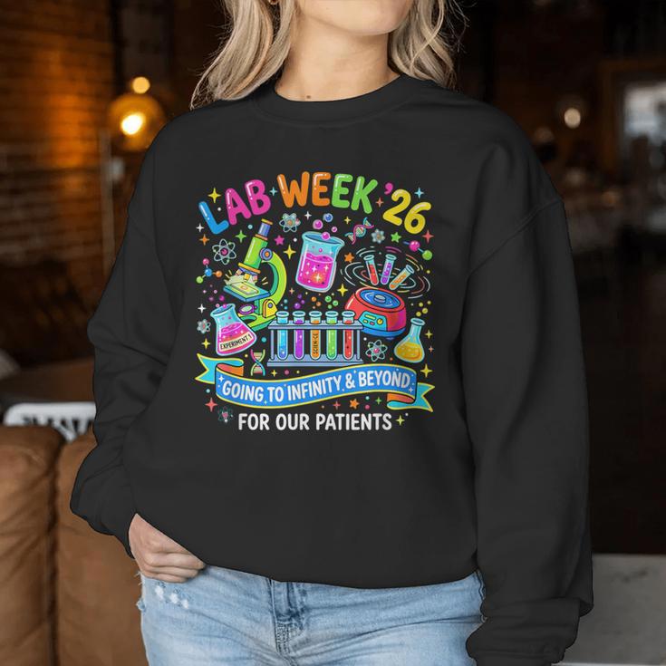 Infinity & Beyond For Patients Nurse Healthcare Graphic Women Sweatshirt Funny Gifts