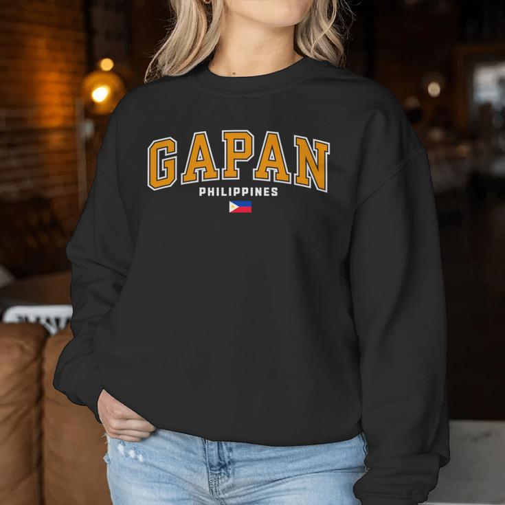ガパンシティ フィリピン フィリピン Ph ピノイ 男性 女性 長袖tシャツ レディーススウェットシャツ 面白い贈り物