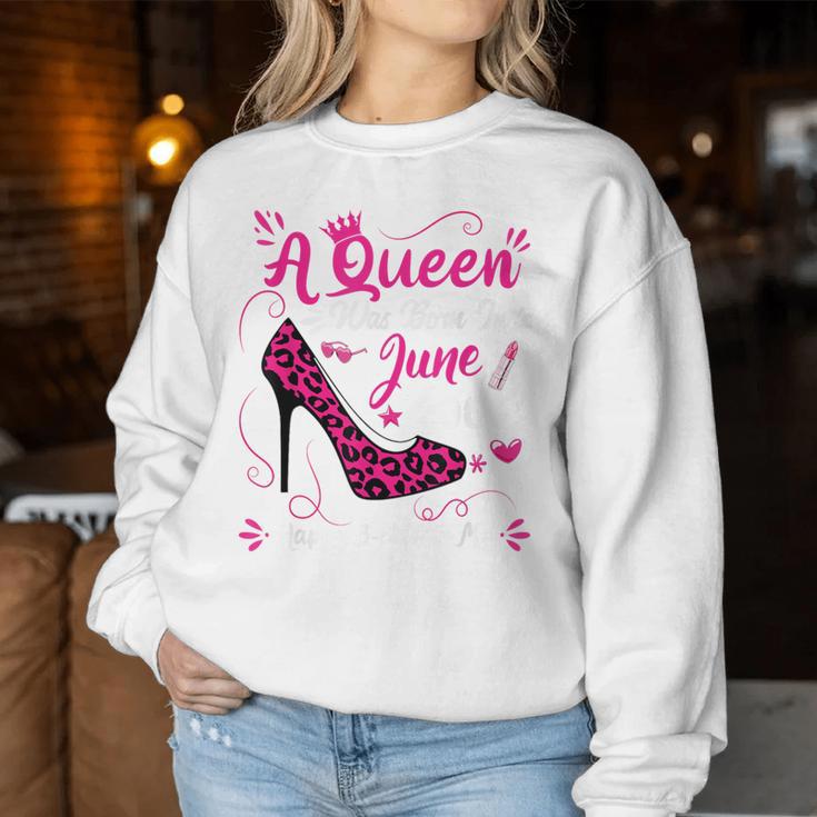 20歳の誕生日 ハイヒール A Queen Was Born In 2006 レディーススウェットシャツ 面白い贈り物