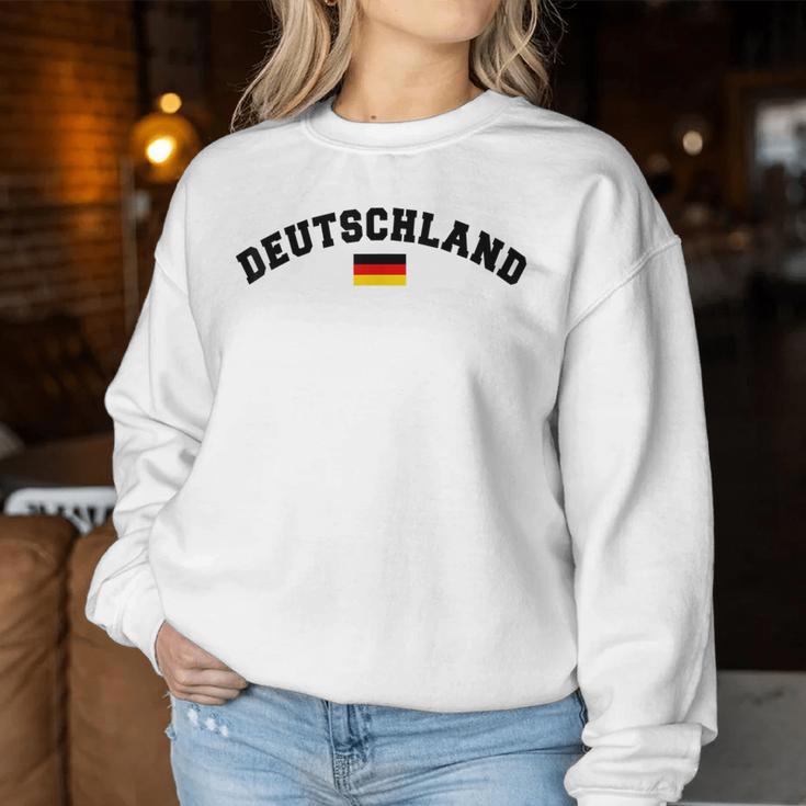 Germany Footballoccerports Outfit ドイツサッカースポーツ国旗女性男性男性子供 レディーススウェットシャツ 面白い贈り物
