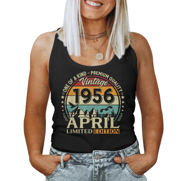 70 Cumpleaños Hombre Regalo Abril 1956 Camiseta sin mangas para mujer