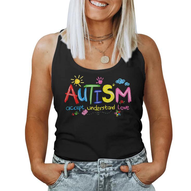 Accept Understand Love Support Autism Awareness Women Women Tank Top