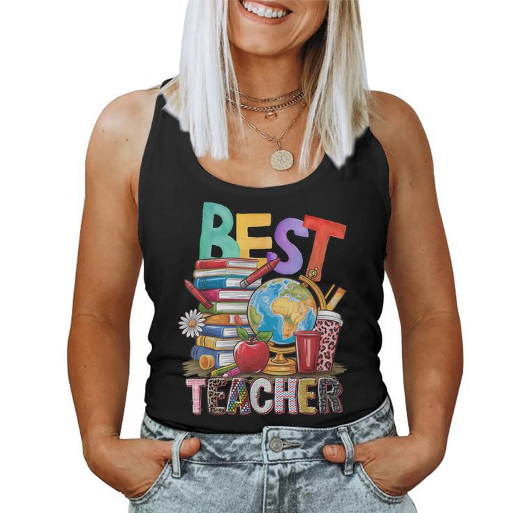 Best Teacher I Love My Teacher Ever Best Teacher レディースタンクトップ
