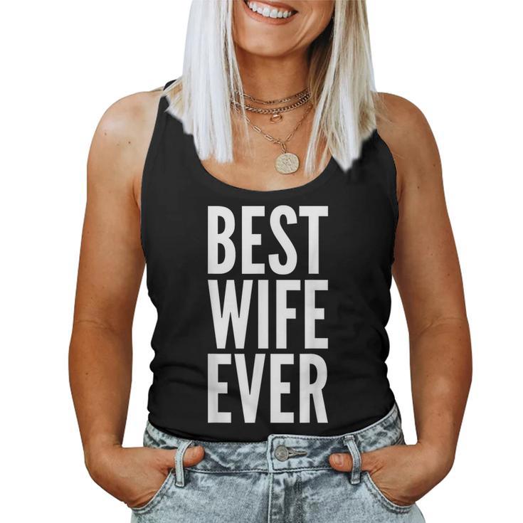 Best Wife Ever Wedding レディースタンクトップ