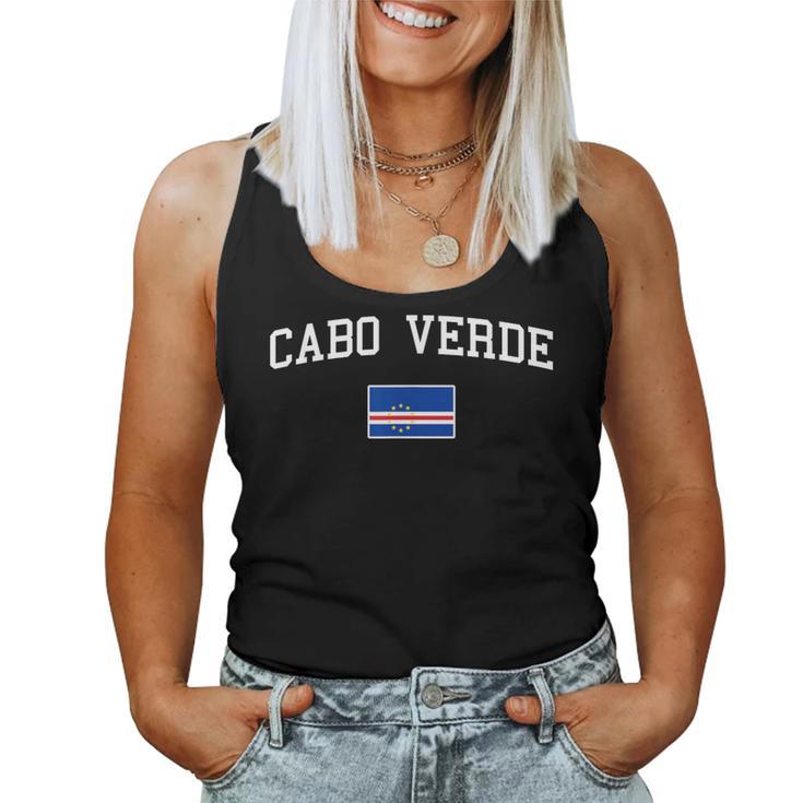 Caboerde Bandera Hombres Es Niños Caboerde Camiseta sin mangas para mujer