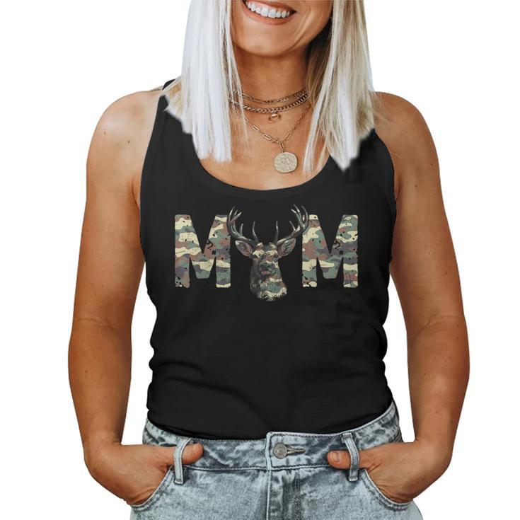 Camo Mom Hunting Camouflage Deer Father's Day Family Women Tank Top