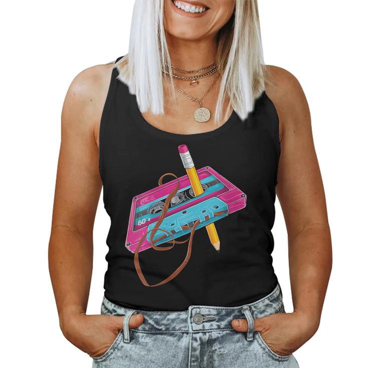 Crayon À Cassette Des Années 80 Et 90 Rollback Throwback Débardeur pour femme