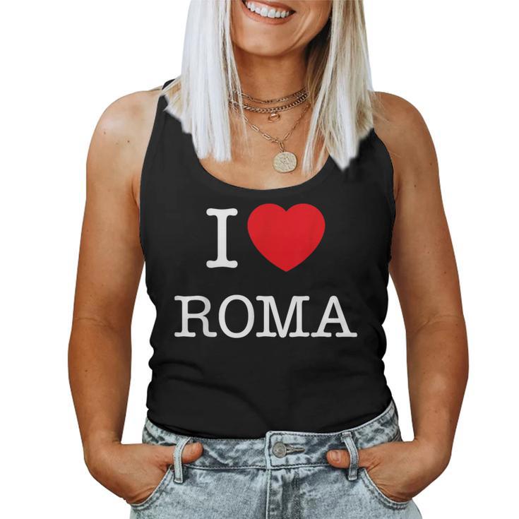 I Love Roma Graphic Novelty & Cool s レディースタンクトップ