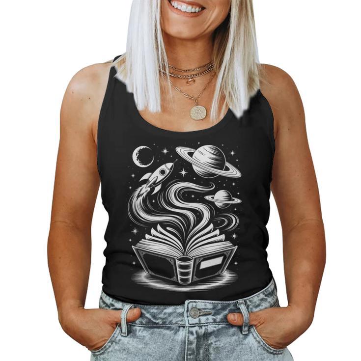 Novedad Universo Libros Galaxy Aventura Dibujo Es In Mangas Camiseta sin mangas para mujer
