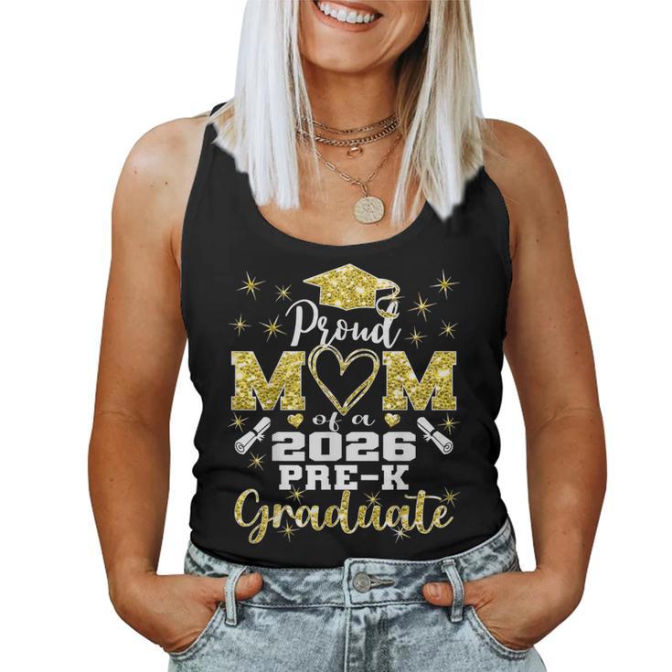 Proud Mom Of Pre K School Graduate 2026 Graduation Mom Women Tank Top